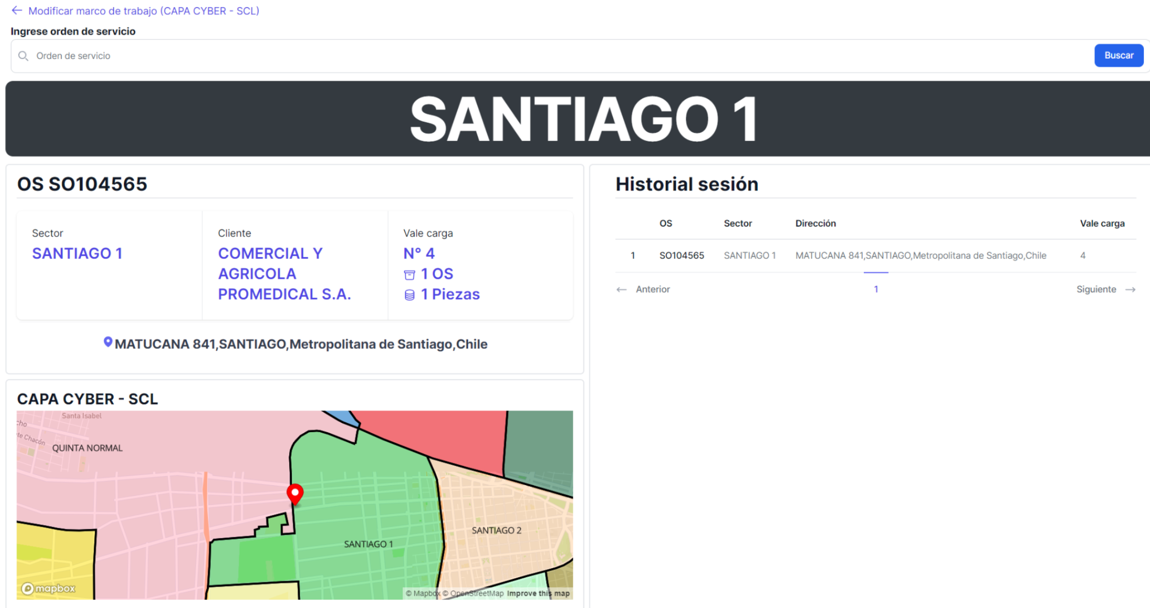 Black canvas body with chrome zipper and key ring.